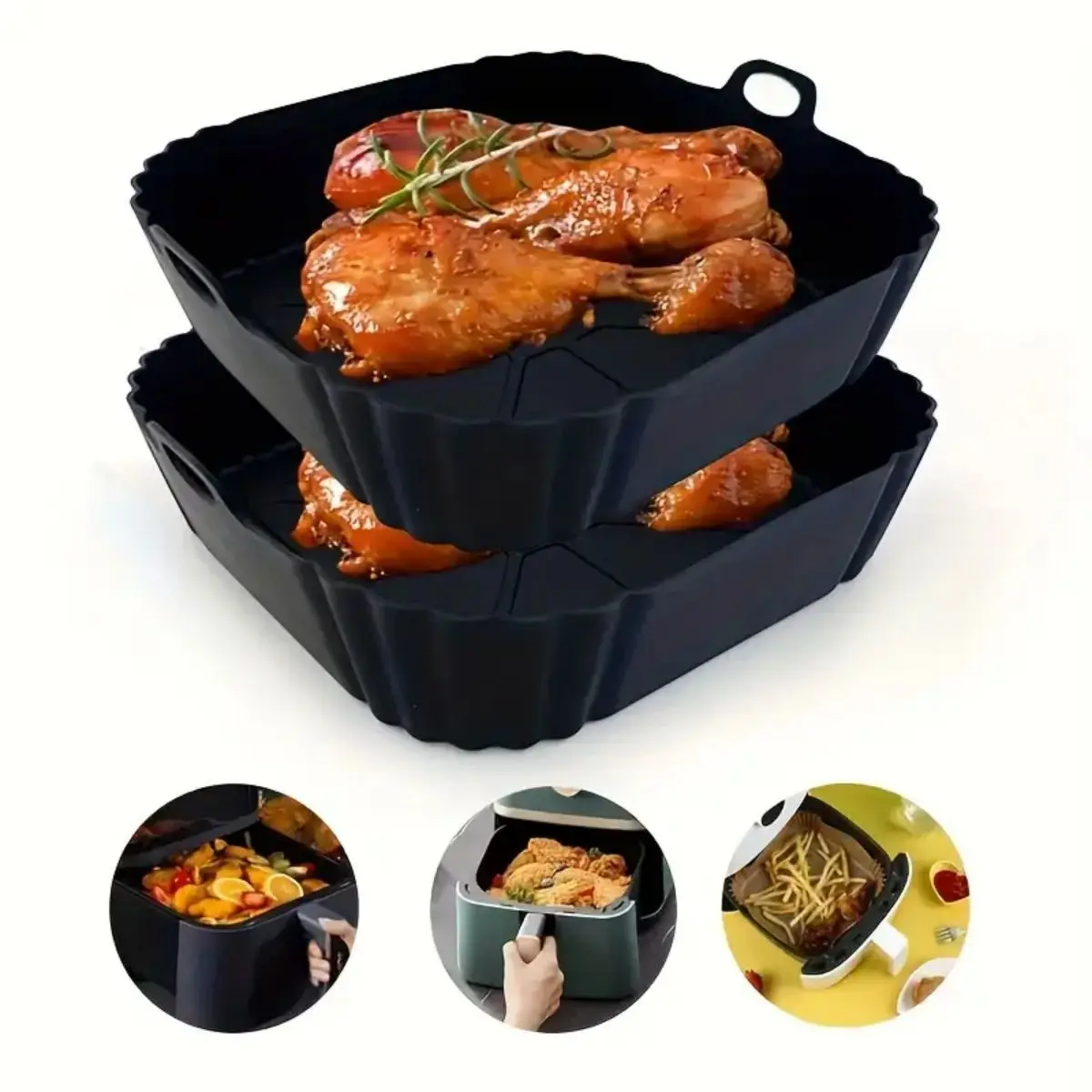 Многоразовая силиконовая форма – обзор и цена Air Fryer Silicone Pot Liner
